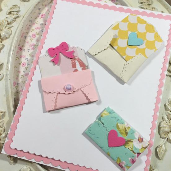 Zarf Posta Metal Kesme Kalıpları DIY Scrapbook Kabartma Kağıt Kartları El Sanatları Şablonu