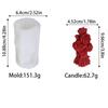 New DIY Flower Pot Candle Silicone Mold 3D Rose Tulip Shaped Aromatherapy Candle Gypsum Resin Decoration Valentine's Day Gift