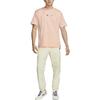 Men's Nike Loose Logo Geometry Pattern Printing Sports Short Sleeve Orange Pink T-Shirt DQ1859-800