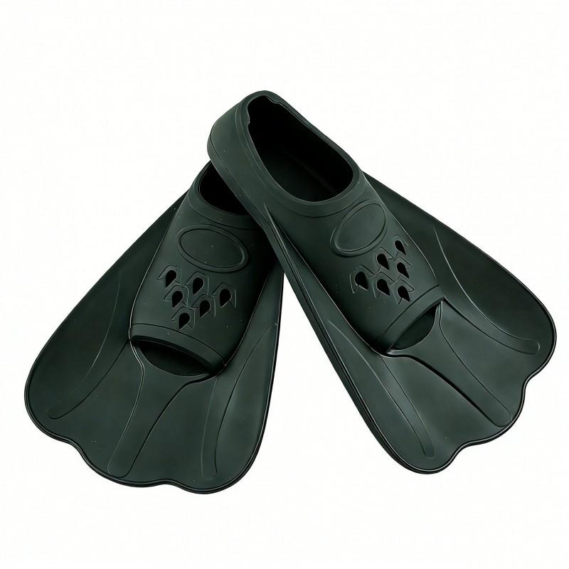 Silicone Short Fins Adults Kids Swimming Training Kick Practice Freestyle Speed Boost Efficient Swim Gear