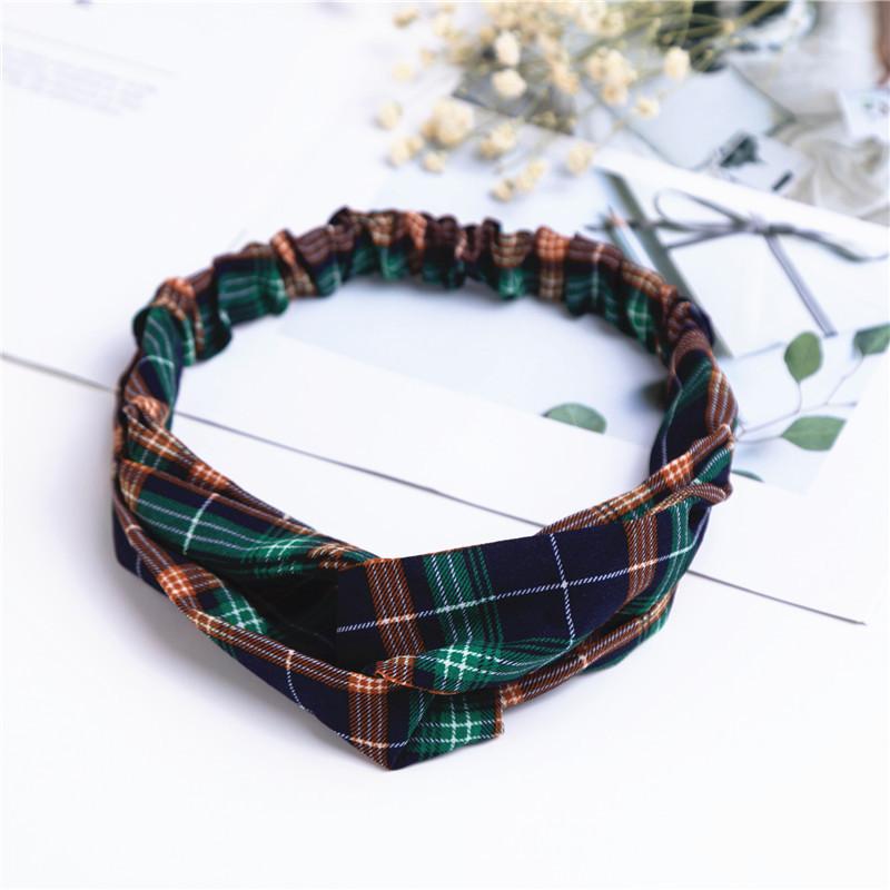 Mote Kvinner Jenter Sommer Bohemsk Hårbånd Print Pannebånd Vintage Kryss Turban Bandasje Bandanaer Hårbånd Hårtilbehør