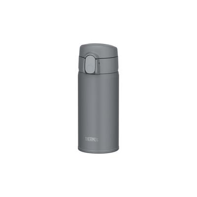 Thermos Water Bottle Vacuum Insulated Straw Bottle 360ml Dark Gray For Cold Storage FKA-350 DGY