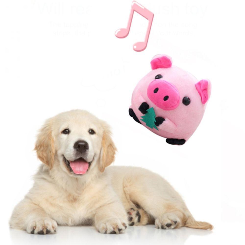 

Bluetooth Singing USB Rechargeable Talking Interactive Pet Toy Dog Plush Doll Bouncing Jump Balls