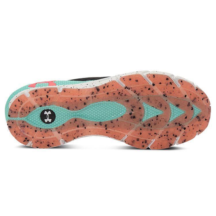 Under Armour HOVR Phantom 2 Lightweight Comfortable Low-Top Casual Running Shoes Women Sneakers Black Orange 3024169-001