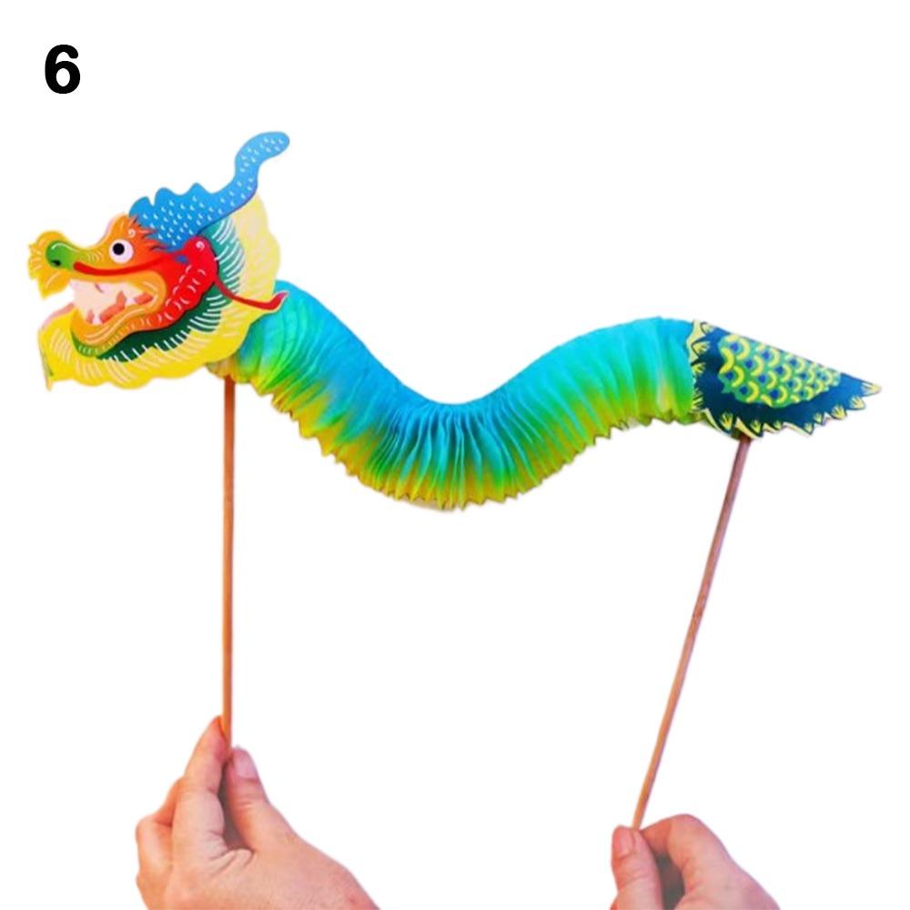 3D Paper Dragon Craft Chinese New Year Chinese Dragon Dance New DIY Dragon Decor