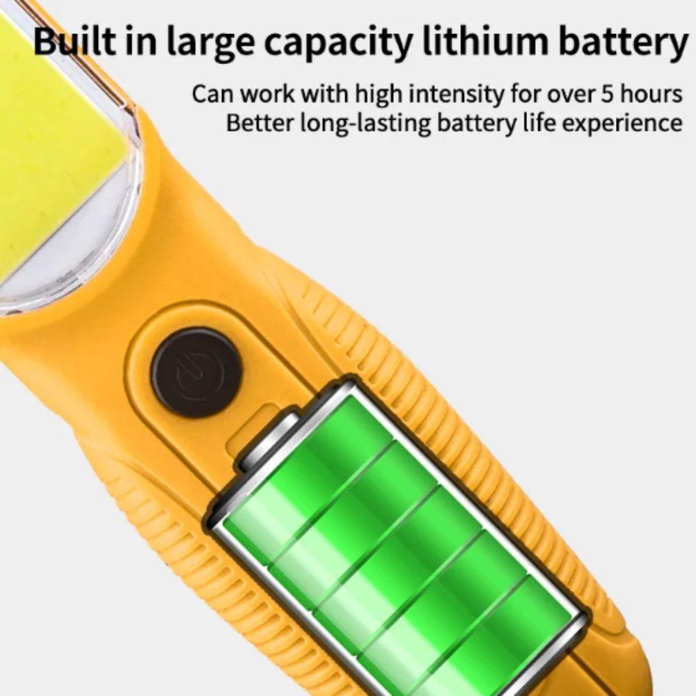 Strong LED LED COB Torch With Magnet Rechargeable Lamp Portable Lantern Auto Repairing