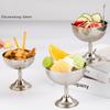 304 Stainless Steel Dessert Cup Pudding Milk Jelly Ice Cream Cup Bowl Salad Bowl Dessert Fruit Plate Snack Dish