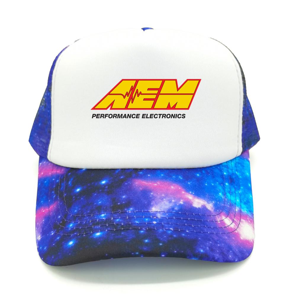 Aem Performance Electronics Trucker Cap Men Aem Hat Baseball Cap Unisex Outdoor Mesh Net Caps MZ-619