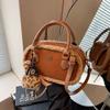 Frosted Retro Bag Women's 2025 New Fashion Niche Design Messenger Bag Plush Portable Pillow Bag