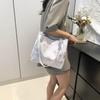 2025 New Foreign Trend Casual Shoulder Bag College Students Class Tote Bag Fashion Commuter Large Capacity Bag Women