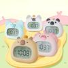 Creative Mini Cartoon Alarm Clock 3 Set Alarms Time Planning Clock  Desk Decoration