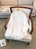 Plus Size Women's Long-Sleeved Summer Shirt - Slimming, Fresh, and Casual Design for 300 Jin 