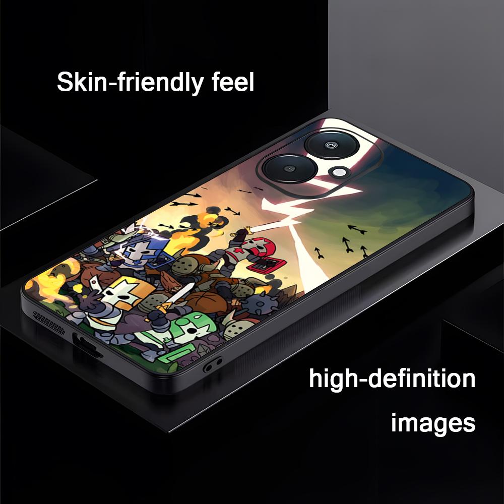 

Popular Game Castle Crashers Phone Case For Xiaomi Redmi 14C 13C 12C Note14 13 12 11 10 Pro Plus S Soft Black Phone Cover Redmi Note 13 4G