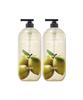 The Natural Body Wash Olive Scent 900g 2 Packs