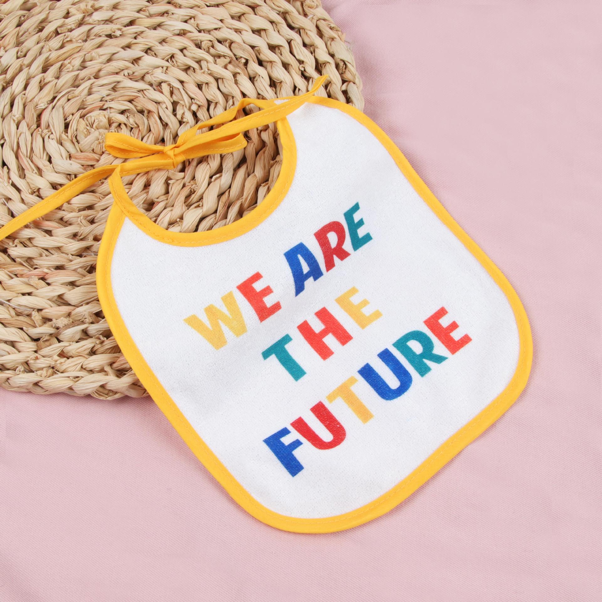 

Waterproof Baby Bib - Tie-On Saliva Towel for Newborns and Infants, Wash-Free.