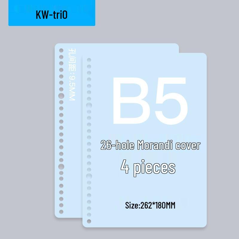 Kółka do segregatora A4 i B5: Klipsy do notatników z luźnymi kartkami, 30 i 26 dziurek
