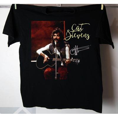 Cat Stevens Live Signature New T-Shirt Unisex Cotton S-5XL GE347 Unisex T-Shirt