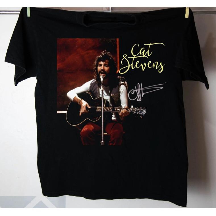 Cat Stevens Live Signature New T-Shirt Unisex Cotton S-5XL GE347 Unisex T-Shirt XL