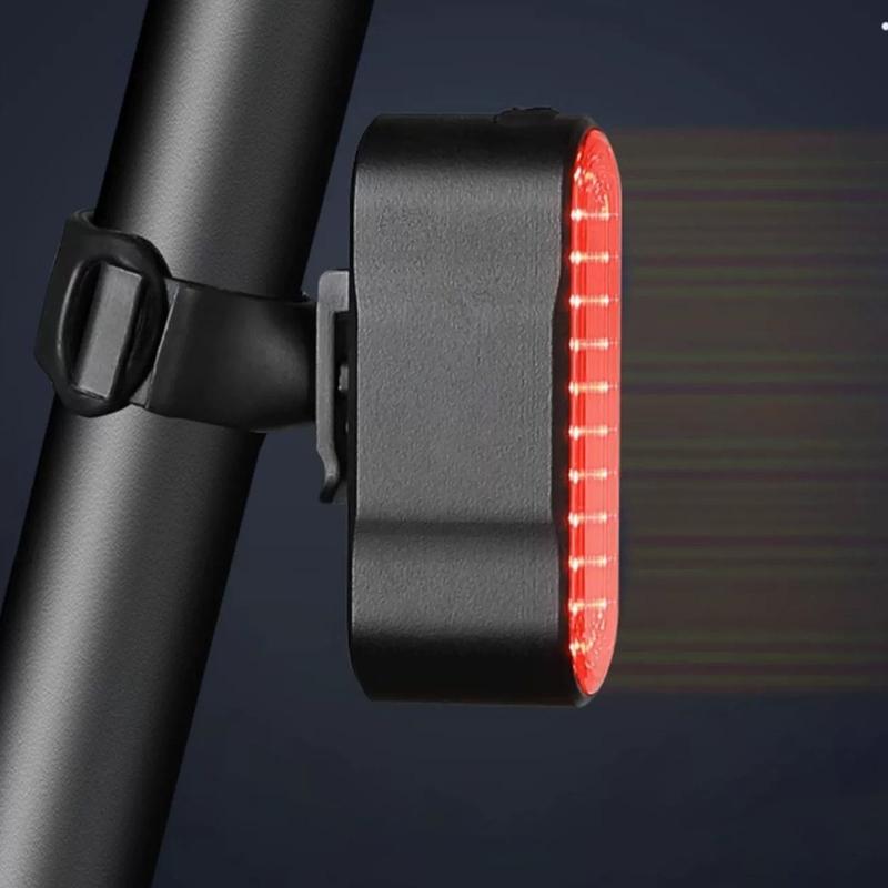Bicycles Auto Brake Sensing Taillight Advanced Detectors Trail Charging Rear Light for Outdoor Cycling Security