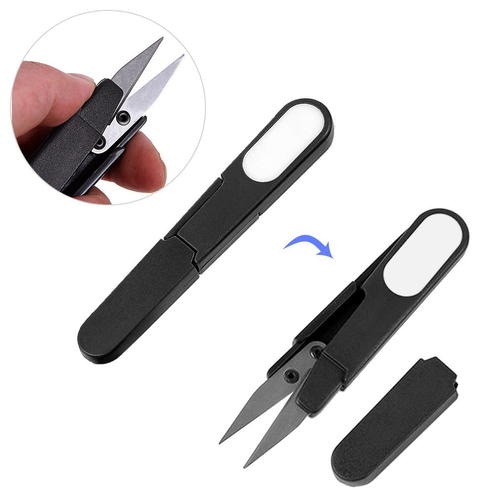 Secure Grip Fishing Bait Needle with Line Scissors Bait Drill Stringer Bait Needle Kit  for Pellets