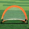 Outdoor Movable Soccer Goal Net Enhance Accuracy & Skills Improve Wear-Resistant Foldable Football Shot Mesh Practice Football Target Net