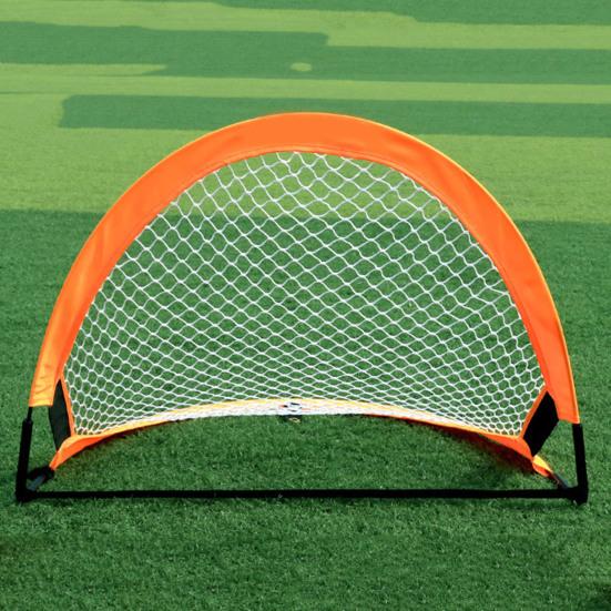Outdoor Movable Soccer Goal Net Enhance Accuracy & Skills Improve Wear-Resistant Foldable Football Shot Mesh Practice Football Target Net