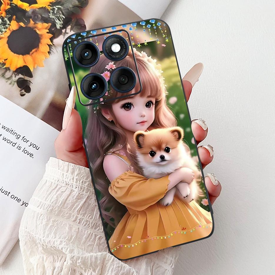Etui do Motorola Edge 60 Pro Luksusowe Pokrowiec Malowany Motylem Miękki Pokrowiec TPU na Telefon Dla Motorola Edge 60 Fusion Egde60 Pro 60S Torby