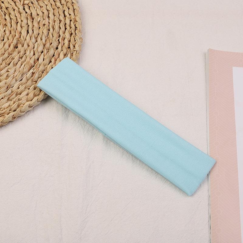 Children's Sports Headband 5X20CM Adjustable Elasticity Sweat Absorption And Skid Head Strap Sports Solid Color Headscarf