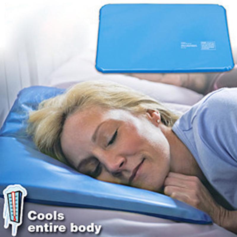 

Practical Ice Pillow Cooling Insert Pad Mat Sleeping Aid Therapy Relax Muscle синій