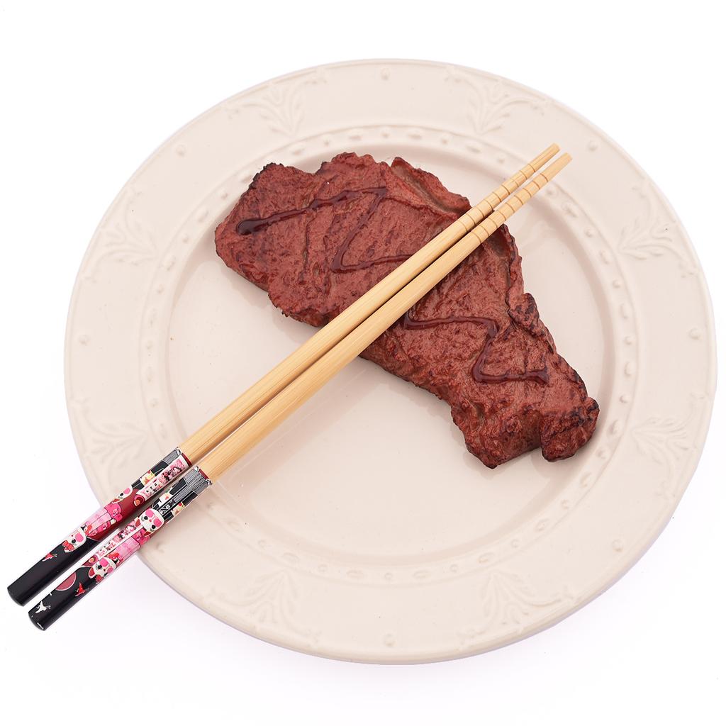 5pairs Chinese Style Chopsticks Bamboo Anti Slip Sushi Chopsticks Household Restaurant Bamboo Chopsticks