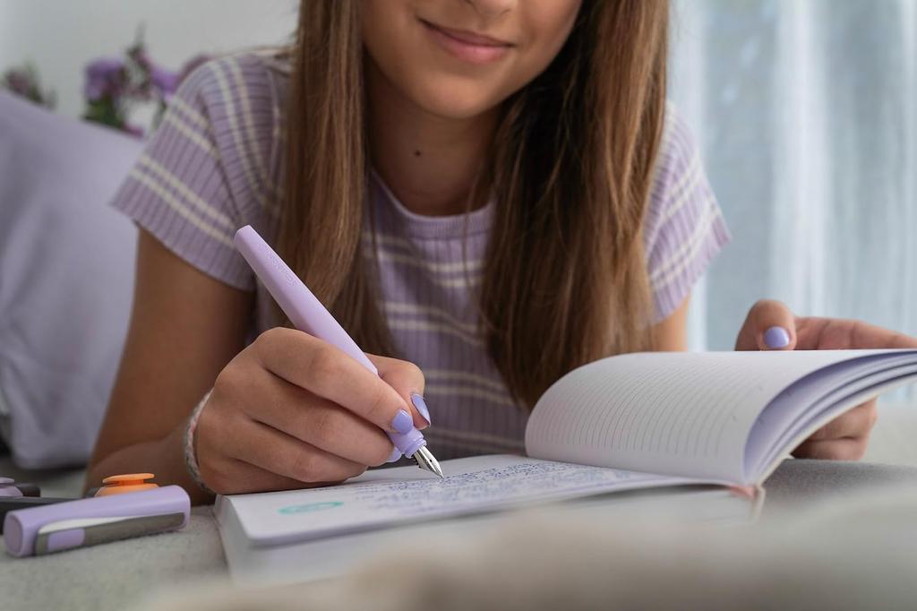 Schneider TOMO M Fountain Medium Pen, Nib, Cartridge/Converter Dual-Use (Deep Sea, Blue)