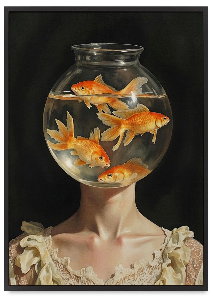 

Plakat w ramie portret akwarium 21x30 cm