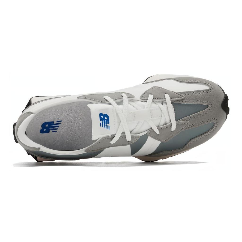 New Balance Nb 327 Comfortable Versatile Low-Top Kids Running Shoes Kids Running Shoes Gray White GS327LAB
