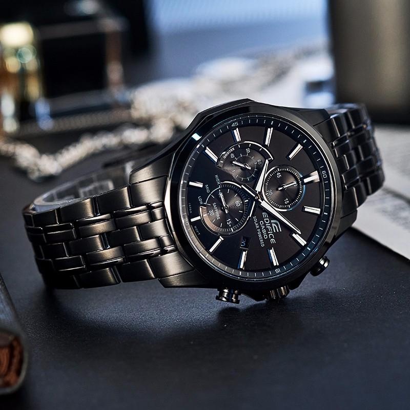 CASIO Men EDIFICE Black Watch EFB-670SBC-1AVUPR
