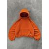 ZYLLO European and American Fashion Loose Hooded Solid Color Street Sports Top