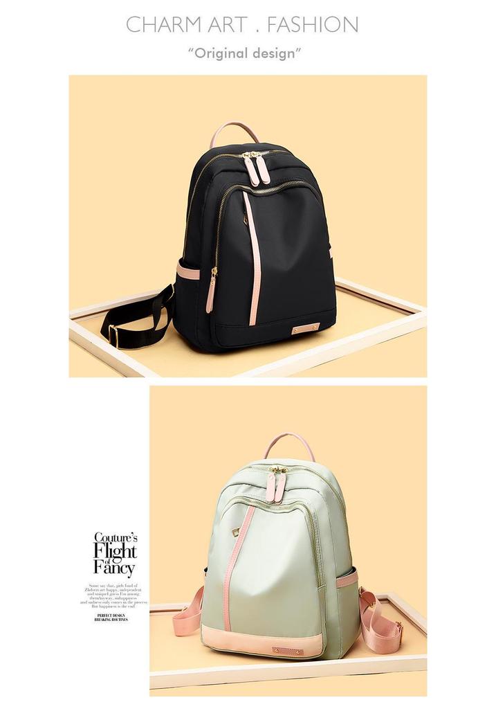 Women's Korean Style Large Capacity Double Shoulder Backpack - Casual, Stylish, Versatile Travel Bag for Students