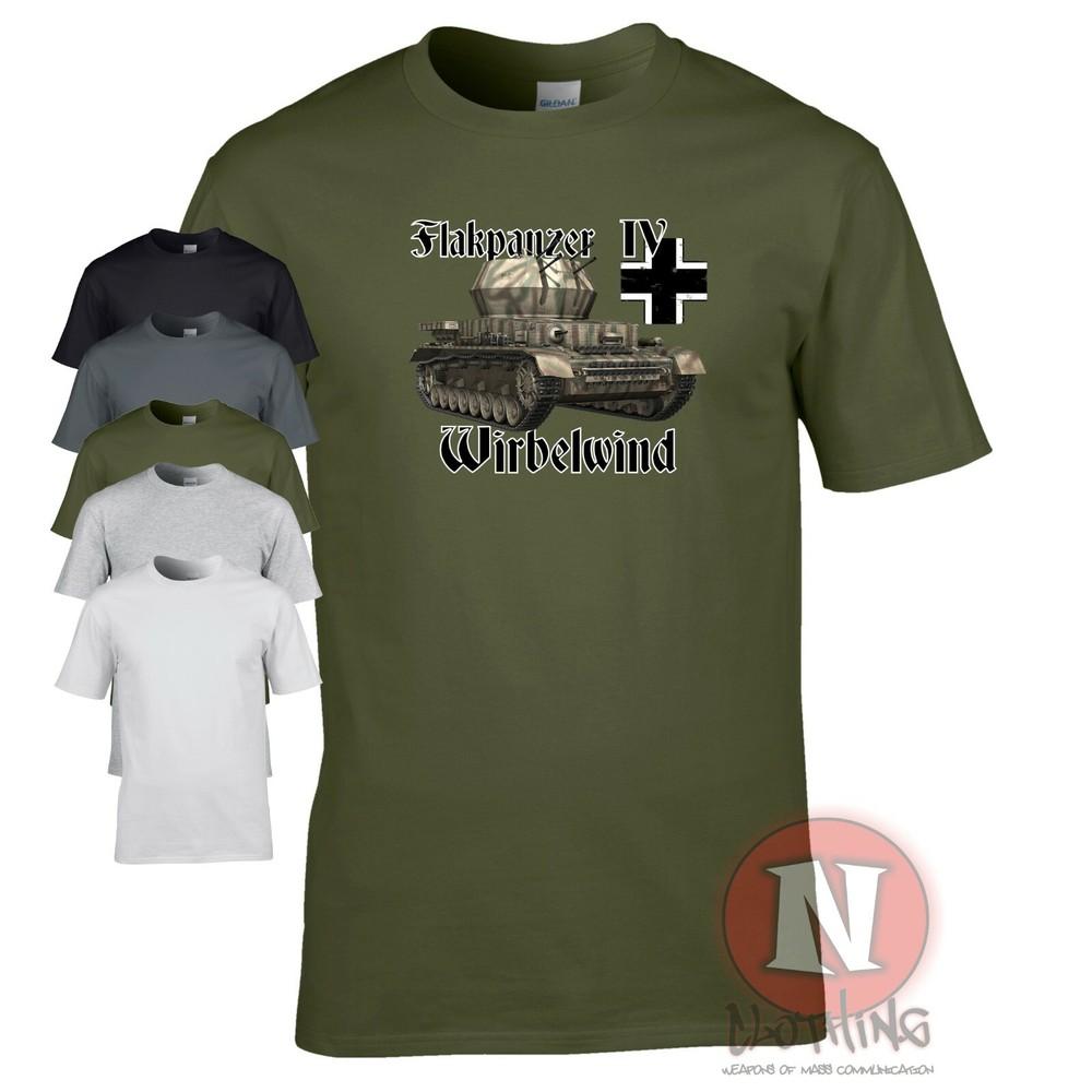 Flakpanzer 4 Wirbelwind WW2 Alemán Militar Camiseta Mundo Tanks Panzerkampfwagen