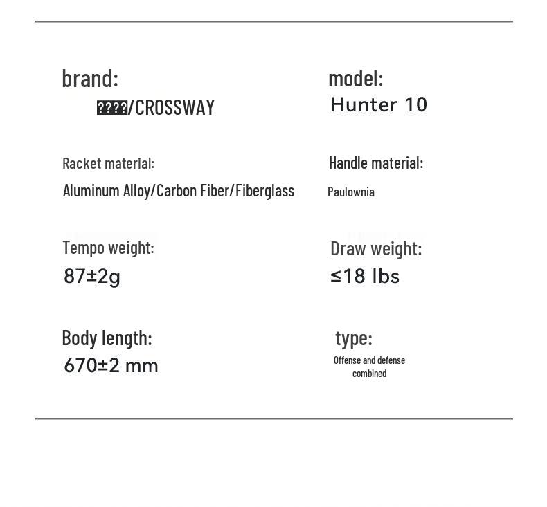 Klossway Offensive Aluminum Alloy Badminton Racket Carbon Composite Set