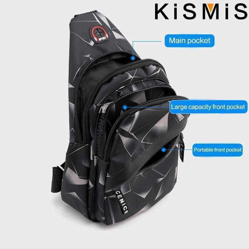 New Men's and Women's Canvas Bag Outdoor Sports Chest Bag Casual Messenger Shoulder Bag Sports Arm Bag