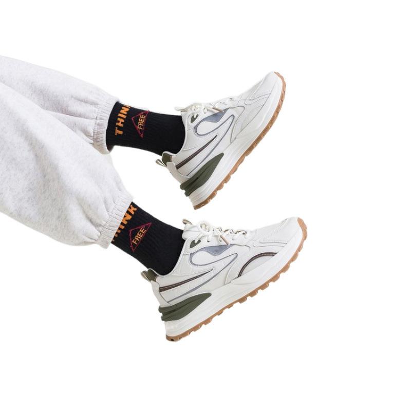 Popular - After Communication - Mesh Rubber Low Heel (less Than 3cm) Single Shoes Deep Mouth PU Sneakers Flat