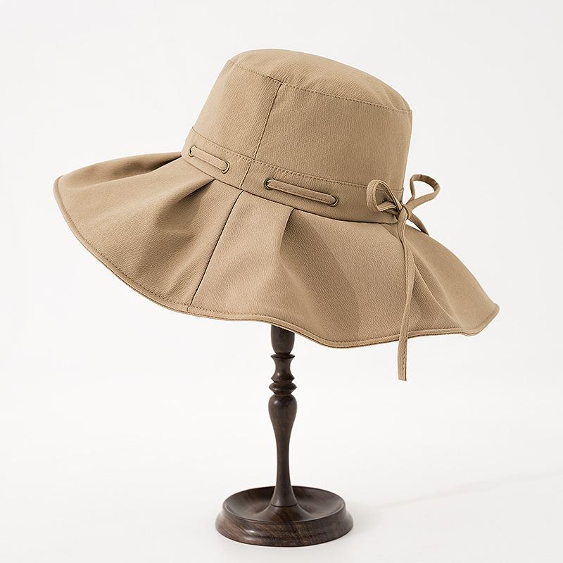 2025 early spring big eaves bucket hat women breathable spring and summer sun protection UV protection sun hat versatile