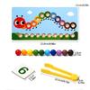 Non-Toxic Bead Arithmetic Toy Wooden Puzzle Parent-Child Interactive Game Children Educational Digital Toys Color Matching Game