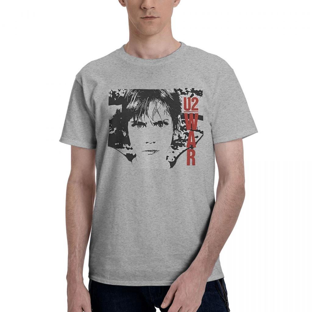U2 Band War Man Graphic 100 Cotton Casual Breathable Confortable Anime Mens TShirts Men TShirt