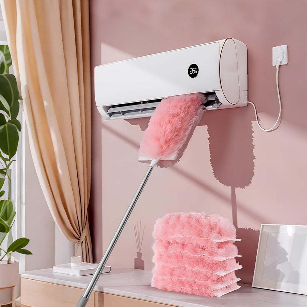 Dusting Wand Extendable Cleaning Tools Heavy-Duty Reusable Brush Mop Cleaner For Ceiling Floor Dorm Keyboard Car Barber Pet