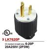 UL Certified 15A 125V US/Canada Industrial Power Plug Socket LK7515P