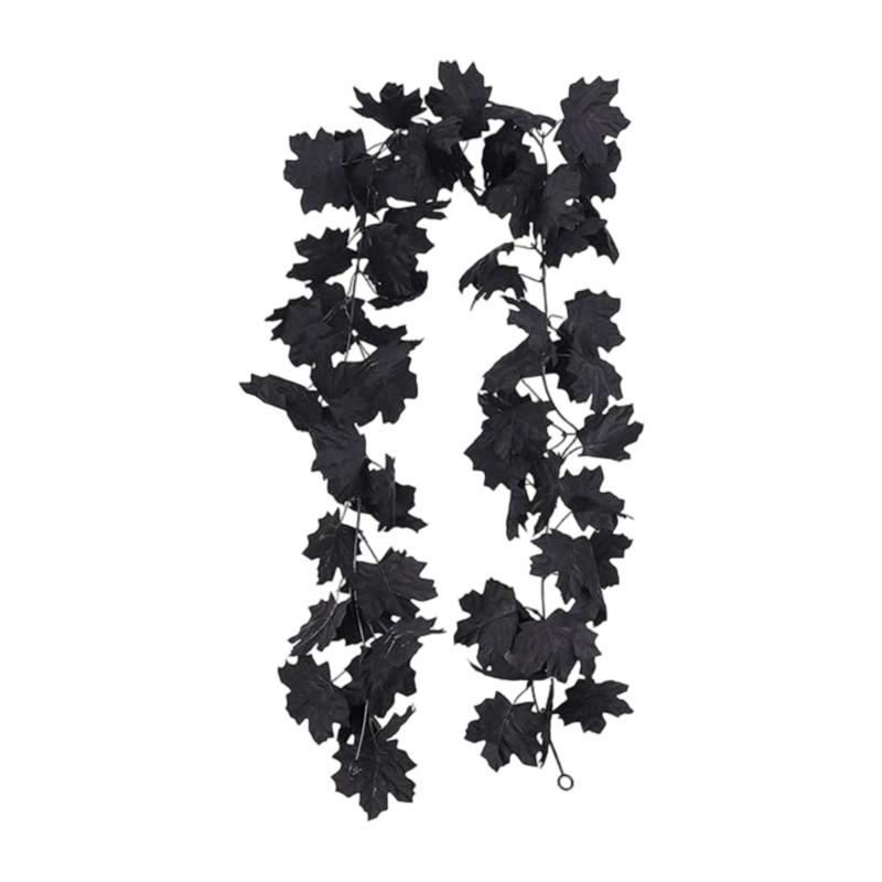Fall Hanging Vine Decors, 200 Cm Artificial Garland for Halloween Door Frame Styling, Wall Accent, Entryway Display
