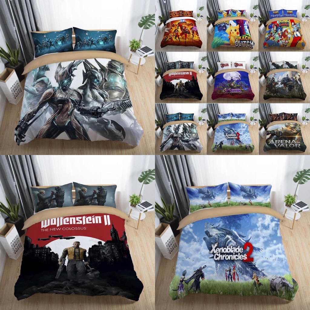 Premium 3d The Legend Of Zelda Duvet Cover Comforter Set For Kids Featuring Classic Design