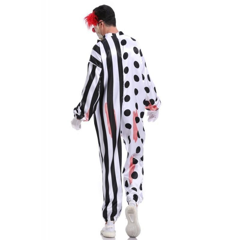 Scary Clown Cosplay Outfit For Men Ideal For Halloween Festivities Shows And