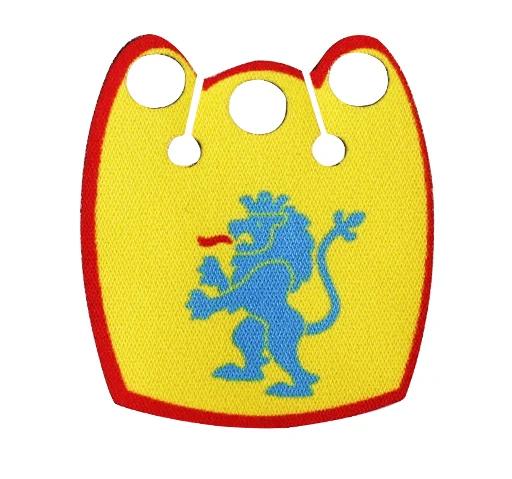 Medieval Army Empire Flag and Flagpole Set - Knight Building Blocks with Cloak and Weapon Bricks
