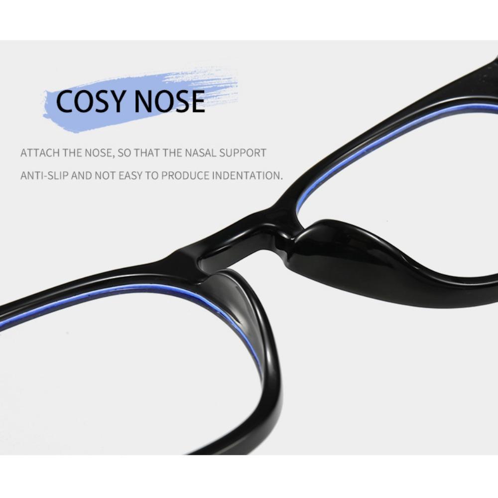 aoron Flat Mirror Aluminum Magnesium Round Retro Anti-blue Light, Optical TR Glasses Frame